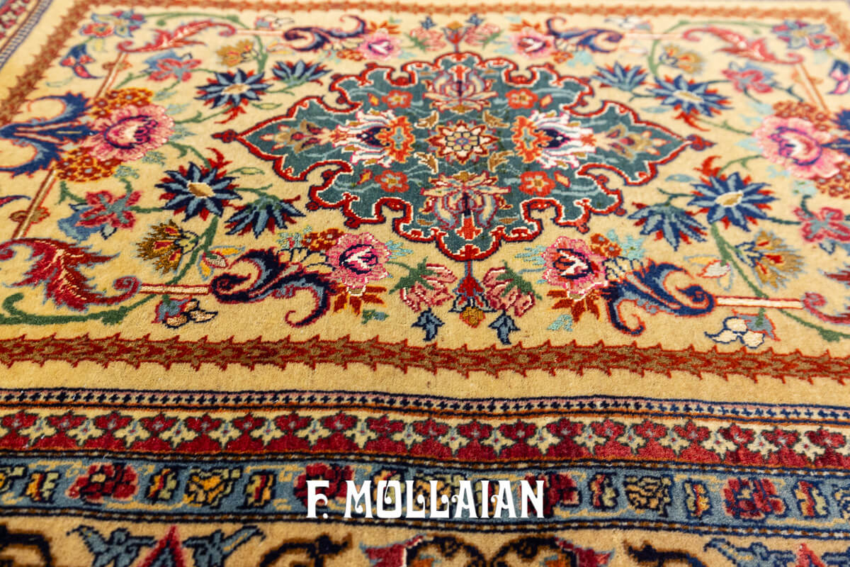 Antique Tehran Part Silk Rug n°:268990